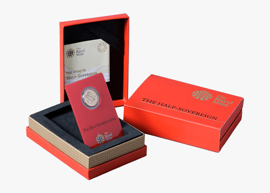 The Half Sovereign 2014 Gold Coin Struck In India 
 - Mmtc Pamp Gold Coin, HD Png Download