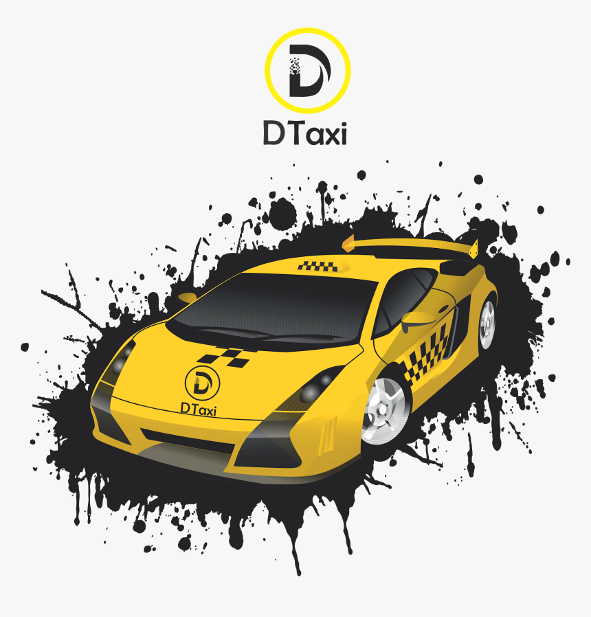 Lamborghini Taxi, HD Png Download