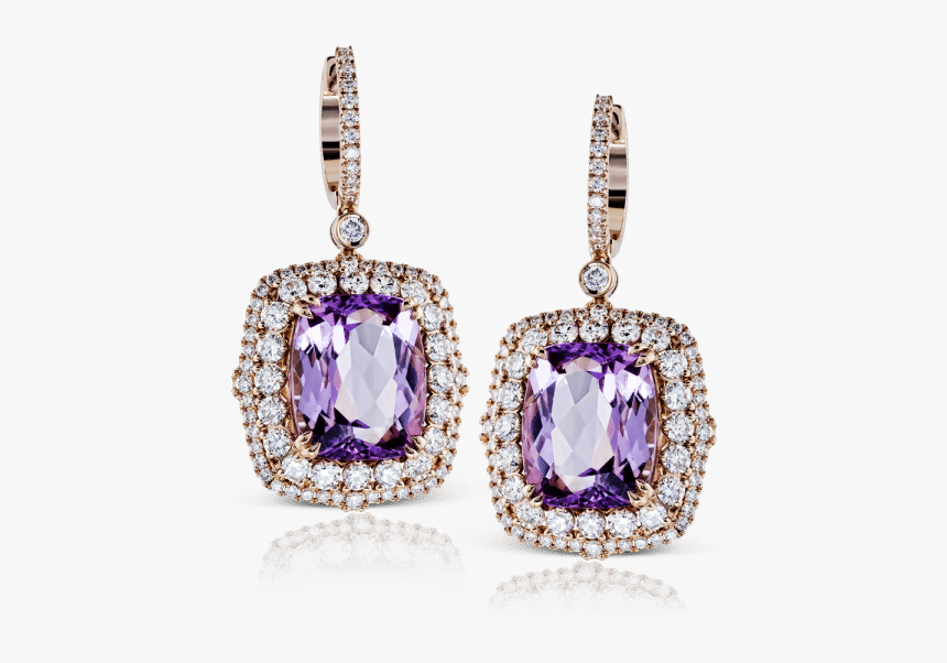 Simon G Amethyst Earrings - Simon G., HD Png Download