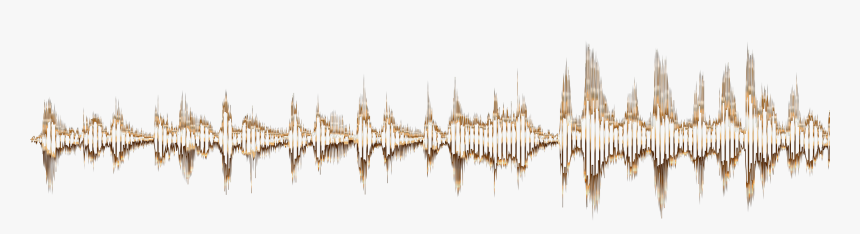 City Of Gold Sound Wave No Background Clip Arts - Gold Sound Wave Png, Transparent Png