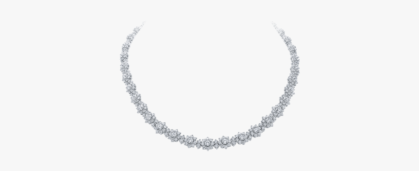 Sunflower By Harry Winston, Small Diamond Necklace - Necklace, HD Png Download