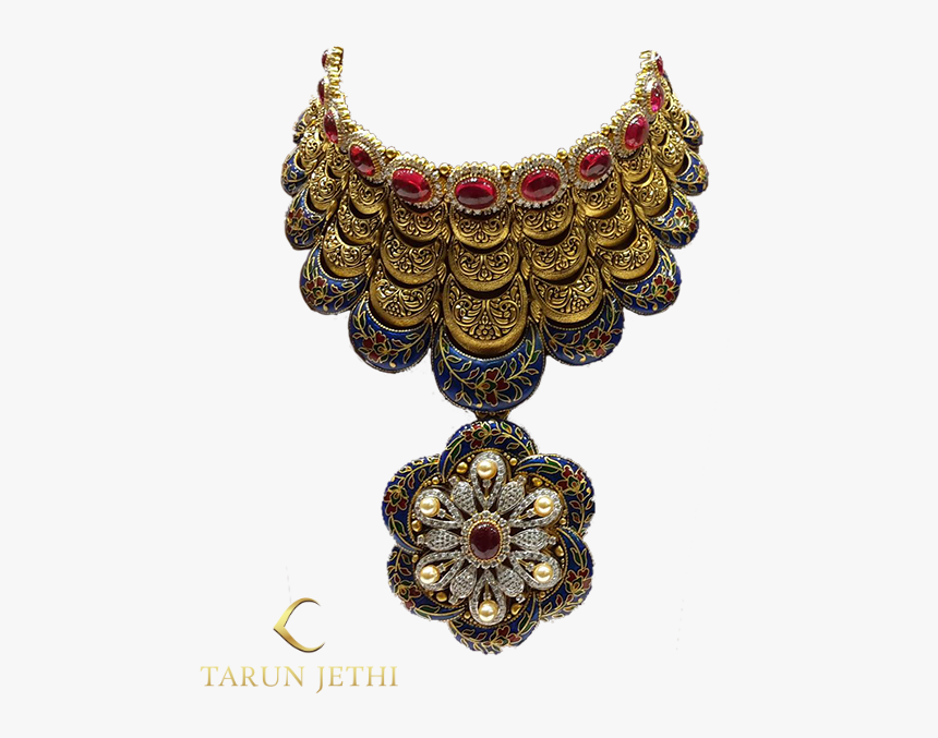 Latest Gold Bracelet Sets Design Collection - Necklace, HD Png Download