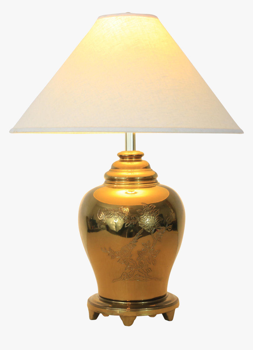Brass Ginger Jar Table Lamp, HD Png Download