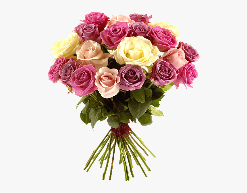 Bouque Png Pink And White Rose, Transparent Png