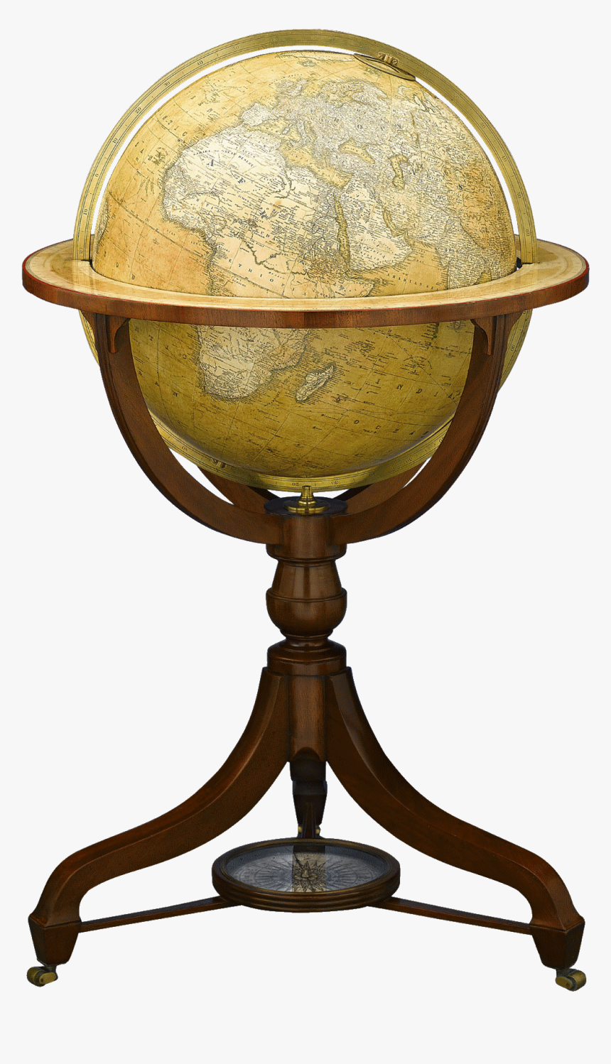 21-inch Celestial & Terrestrial Globes By Newton & - Newton Celestial Globe, HD Png Download