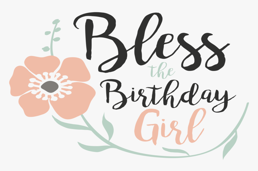 Birthday Girl Word Art Png - Word Art Birthday Girl, Transparent Png