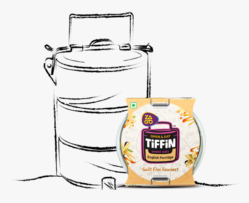 Englishporridge Png Australian Oats - Zago Open & Eat Tiffin Sweet Oats English Porridge, Transparent Png