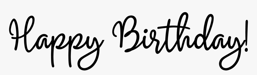 Happy Birthday Word Art Magenta - Transparent Happy Birthday Word, HD Png Download