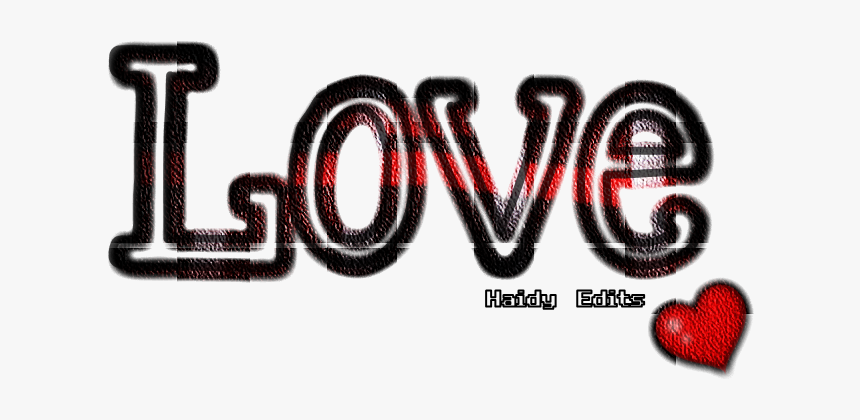 Love Text Png By - Png Text In Love, Transparent Png