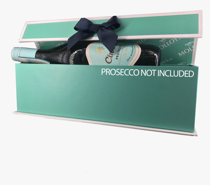 Gift Box - One Bottle - Teal - Wrapping Paper, HD Png Download