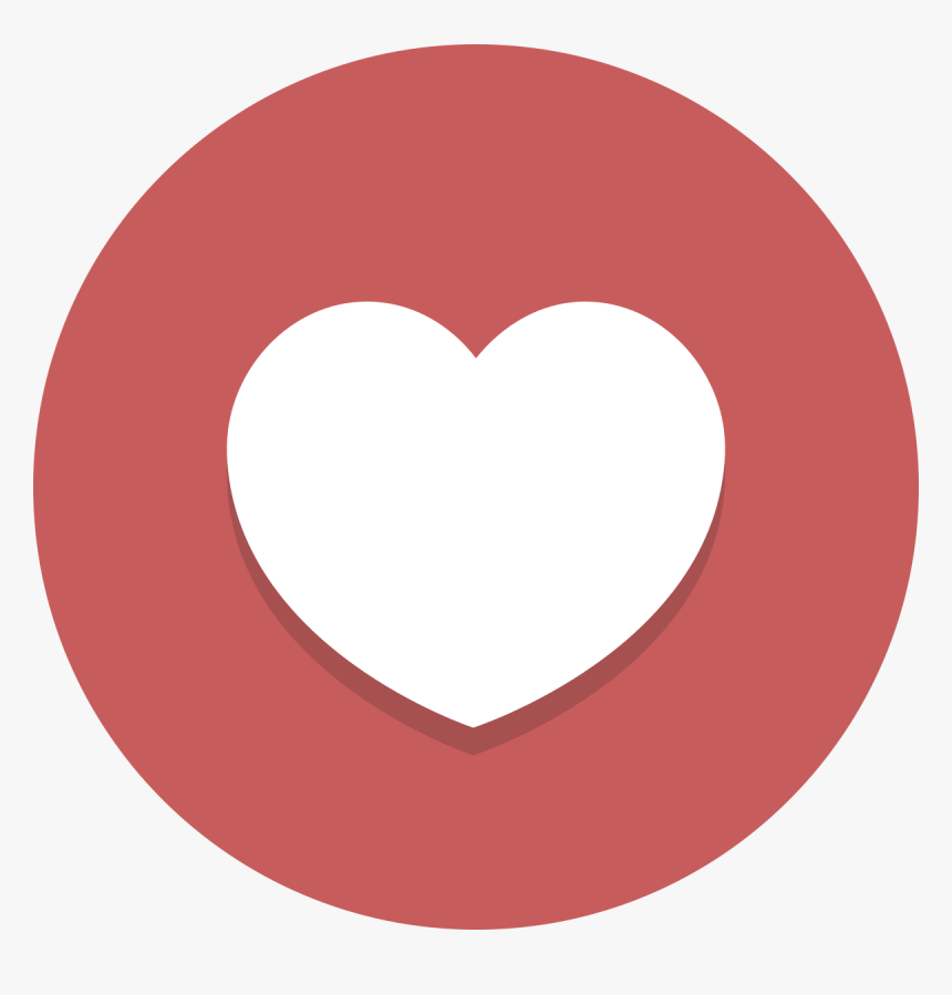 Circle Icons Heart - Vodafone Uk Logo, HD Png Download