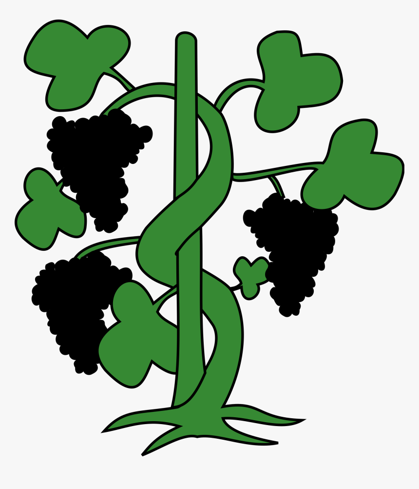 File H Raldique Meuble Vigne Svg Wikimedia - Climbers Plant Clip Art, HD Png Download