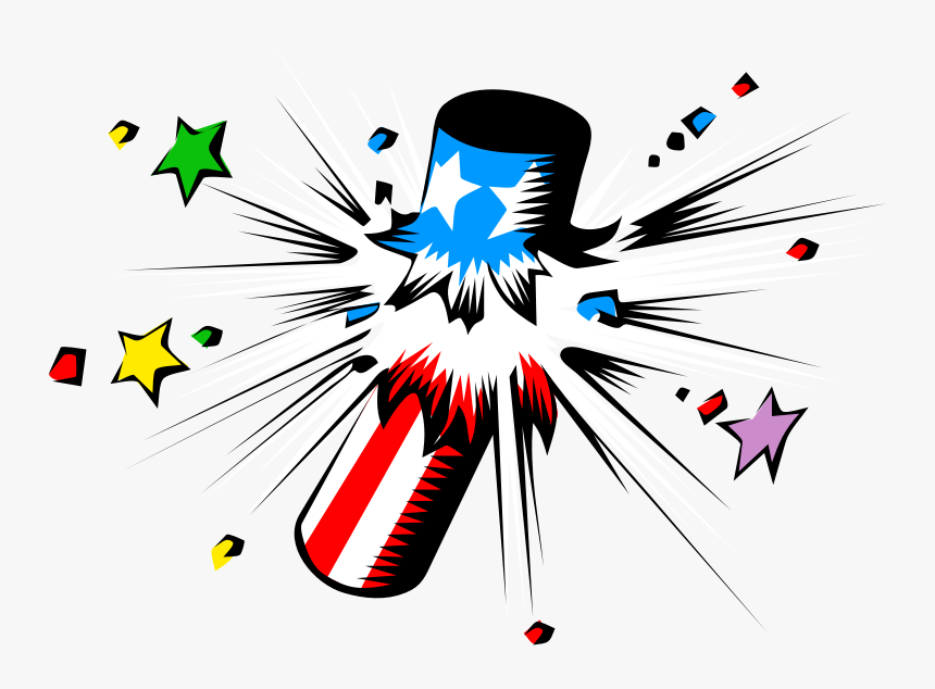 Fireworks - Firecracker Clipart Free, HD Png Download