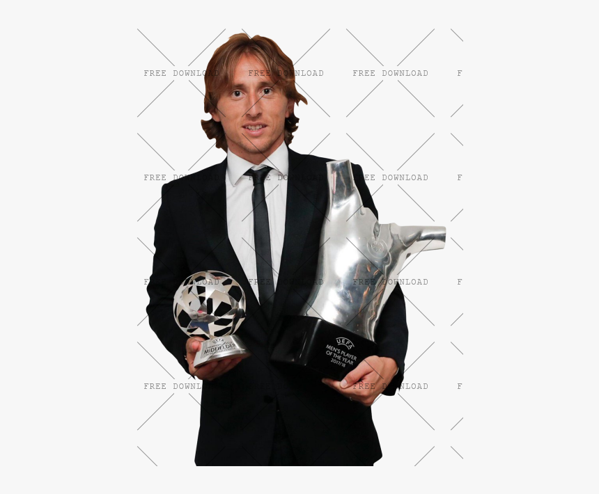 Luka Modric Uefa Player Of The Year, HD Png Download