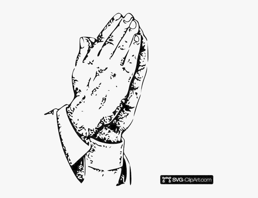 Praying Hands Information Clipart Get Free Transparent - Manos De Cristo Png, Png Download