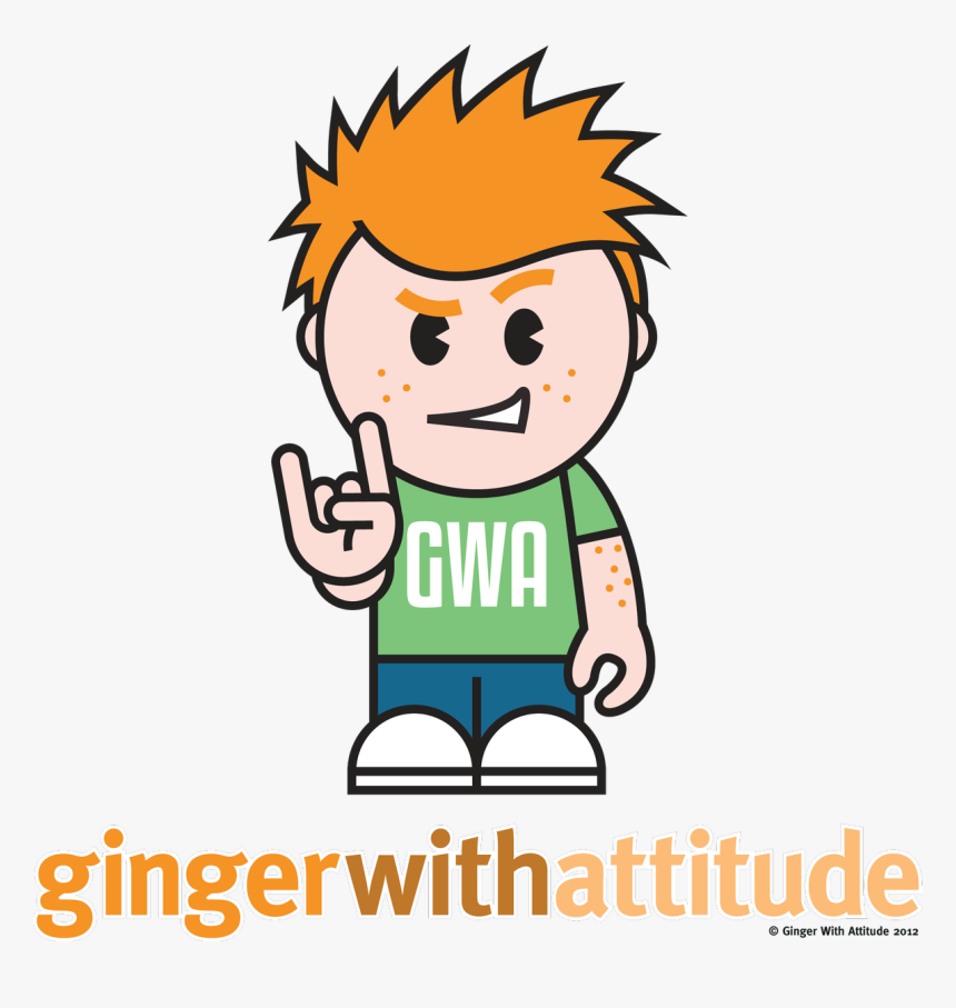 Ginger With Attitude On Twitter Clipart , Png Download - Gingers With Attitude, Transparent Png