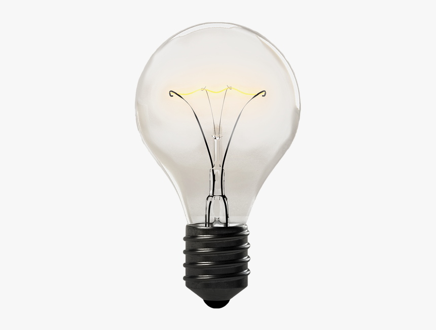 Light Bulb, Isolated, Transparent, Electricity, Lamp - Old Light Bulb Transparent Background, HD Png Download