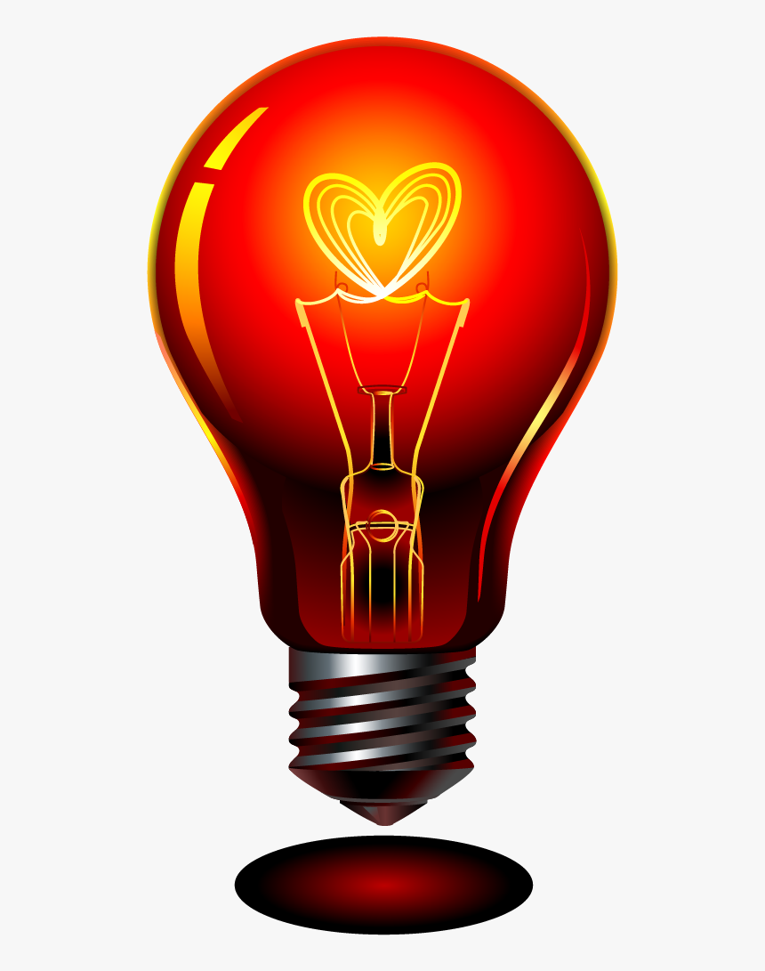 Clip Art Light Bulb Balloon - Hot Light Bulb Png, Transparent Png
