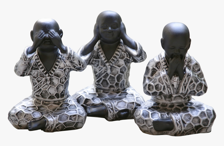 Transparent Meditation Png - Je Ne Vois Rien Je Ne Dis Rien Je N Entends Rien, Png Download