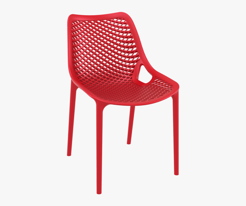 009 Air Red Front Sidexyacyq - Grey Plastic Garden Chairs, HD Png Download