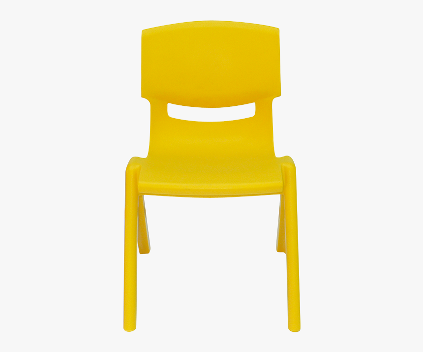 Yellow Plastic Chair, HD Png Download