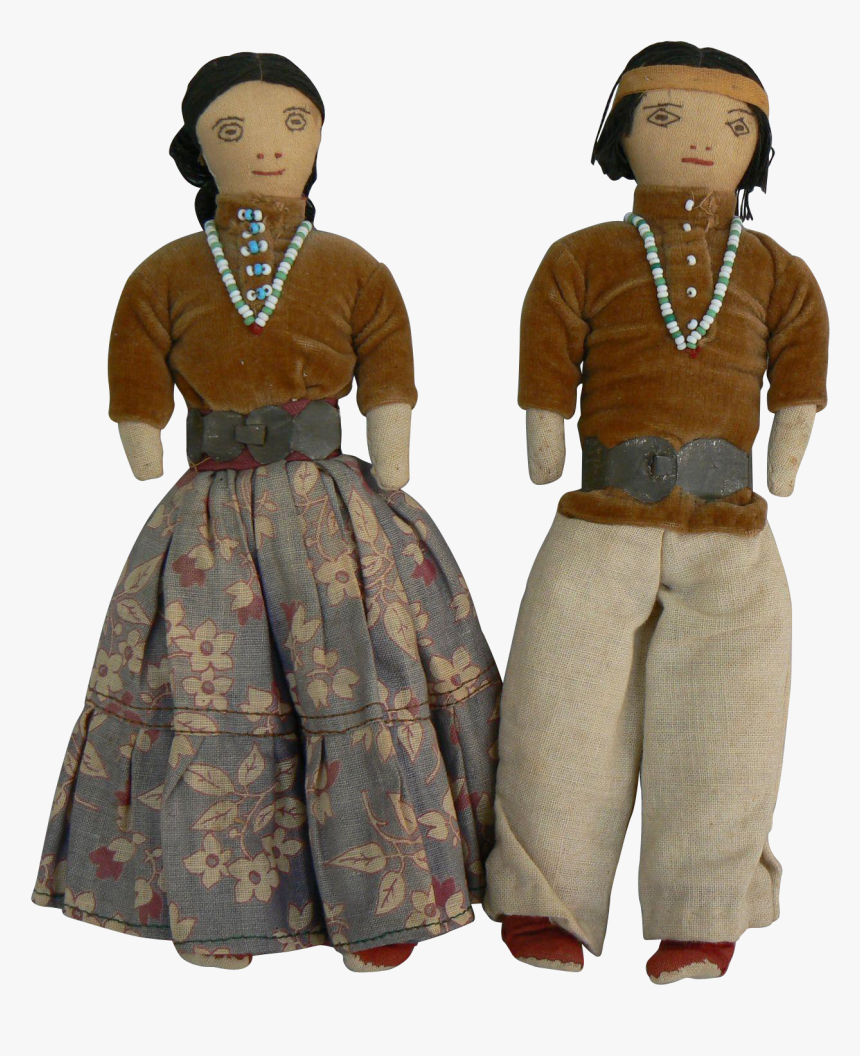 Clip Art Vintage Native American Dolls - Vintage Clothing, HD Png Download