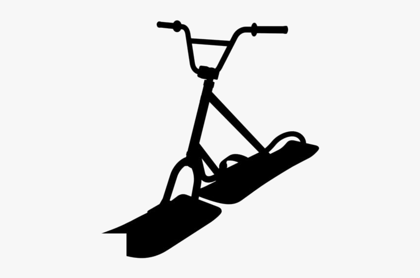 Snow Bicycle Png Transparent Images, Png Download