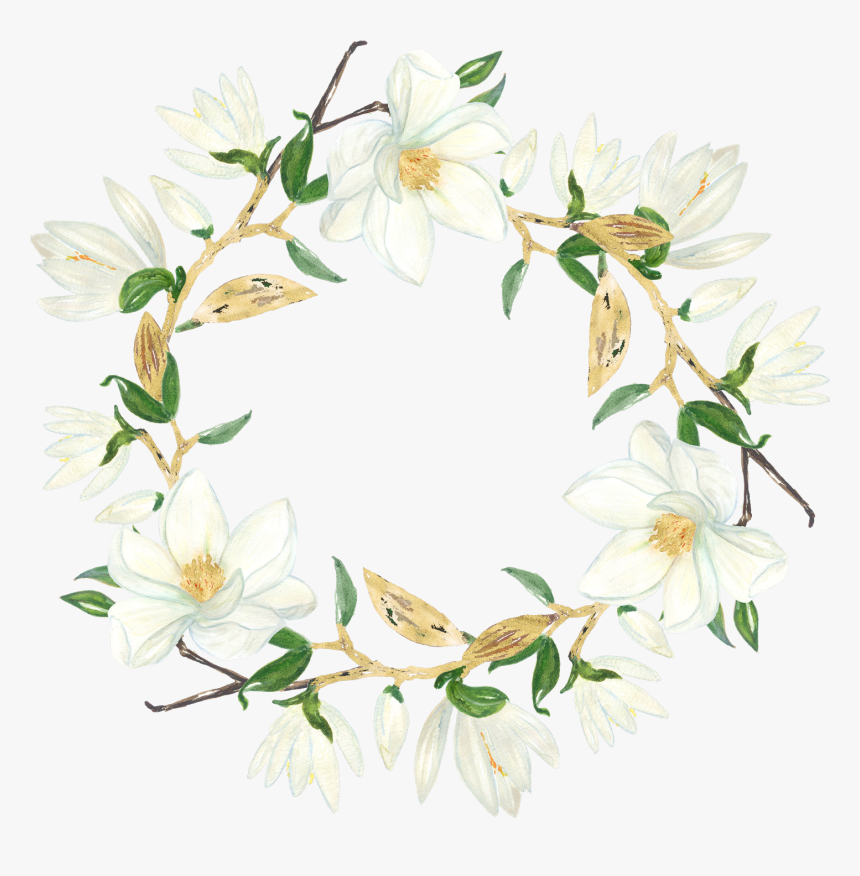 Magnolia Clipart Magnolia Flower - Invitation, HD Png Download