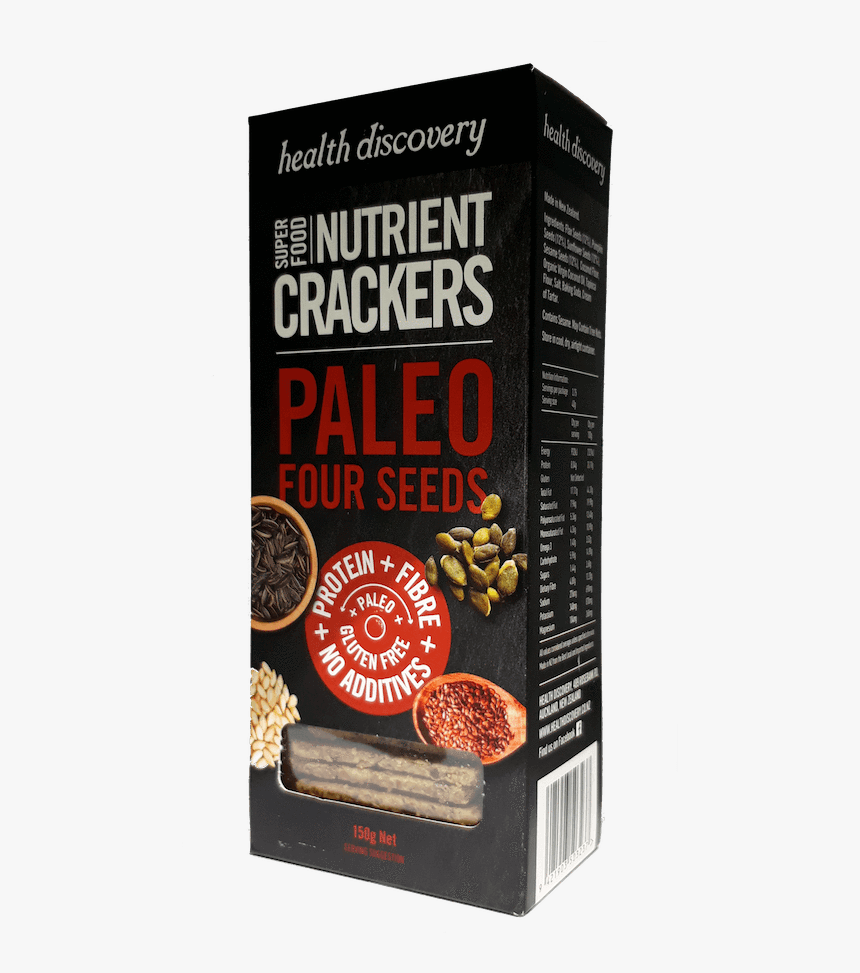 Hdoc Rozp0c16y1oo - Paleo Four Seed Crackers, HD Png Download