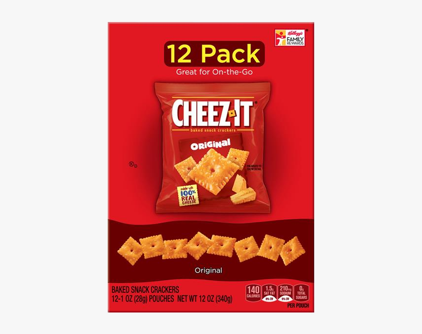 Cheez It Cheez-it Original Baked Snack Crackers - Cheez It Baked Snack Crackers, HD Png Download