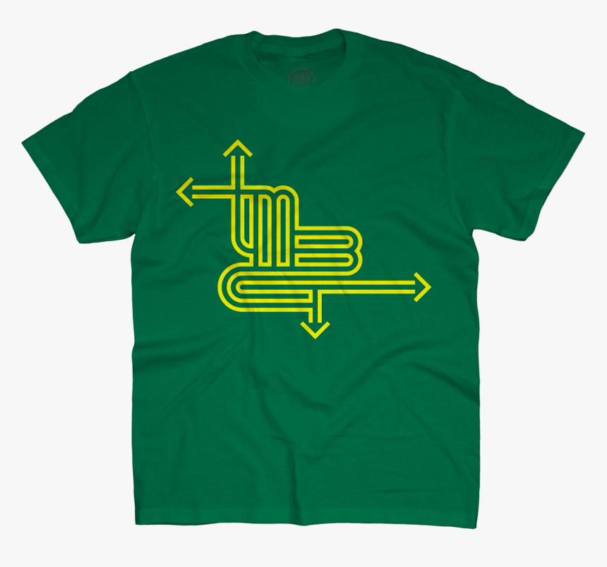 Arrow Logo On Kelly Green T-shirt - Active Shirt, HD Png Download