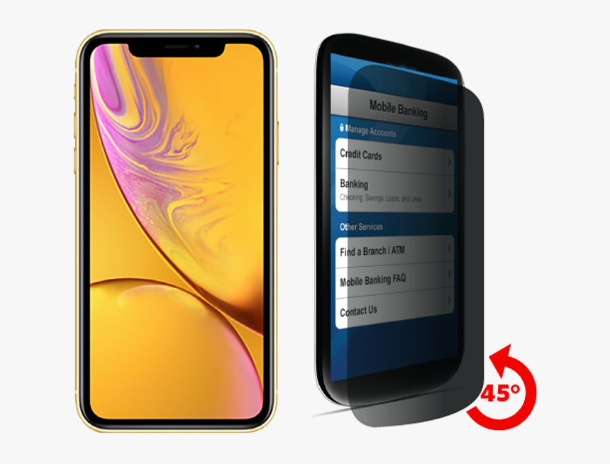 Cellhelmet Privacy Tempered Glass For Iphone Xr - Apple Iphone Xr Tempered Glass, HD Png Download