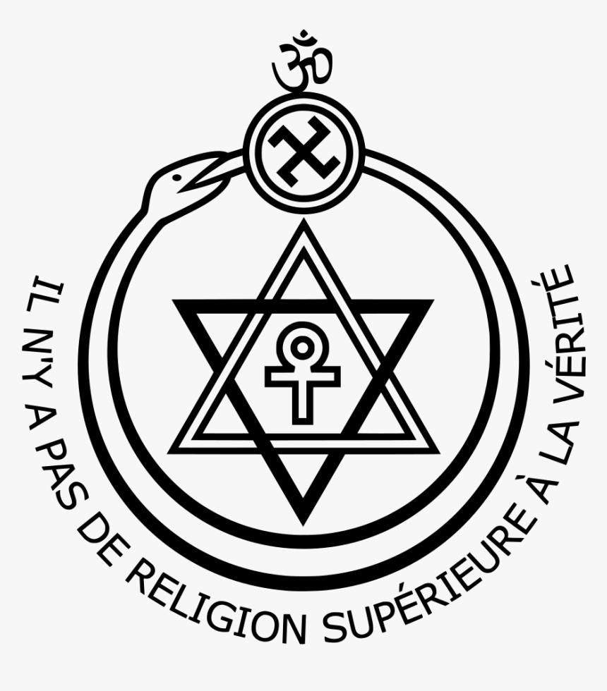 Theosophicalsealfrench - Theosophical Society In America, HD Png Download