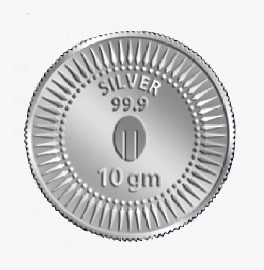 Silver Coin 5 Gm, HD Png Download