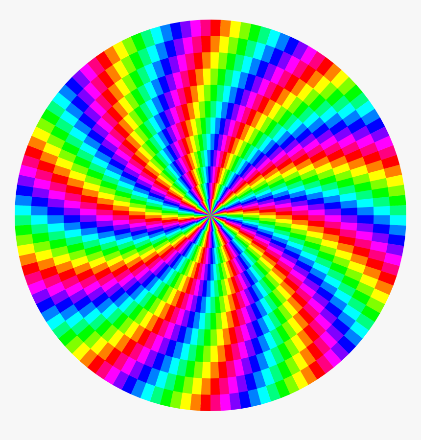 Rainbow Swirl 120gon Clip Arts - Football Dart, HD Png Download