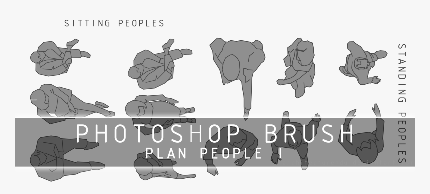 Transparent Photoshop Brush Png - Photoshop Brush Plan People, Png Download