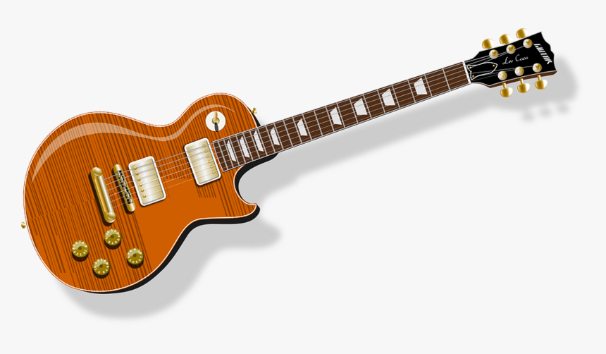 Gitar, Elektrik, Gibson, Les - Guitar Clip Art, HD Png Download
