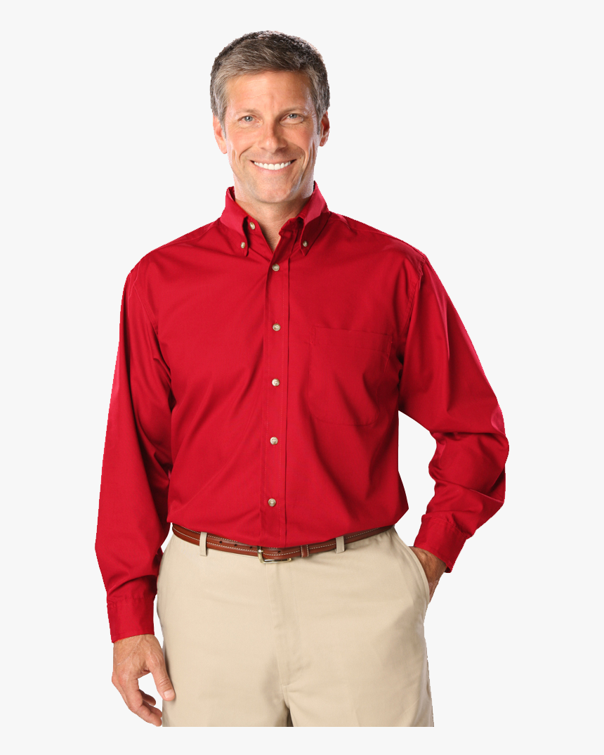 Mens Long Sleeve Tall Easy Care Poplin - Blue Generation Poplin Shirt Logo, HD Png Download