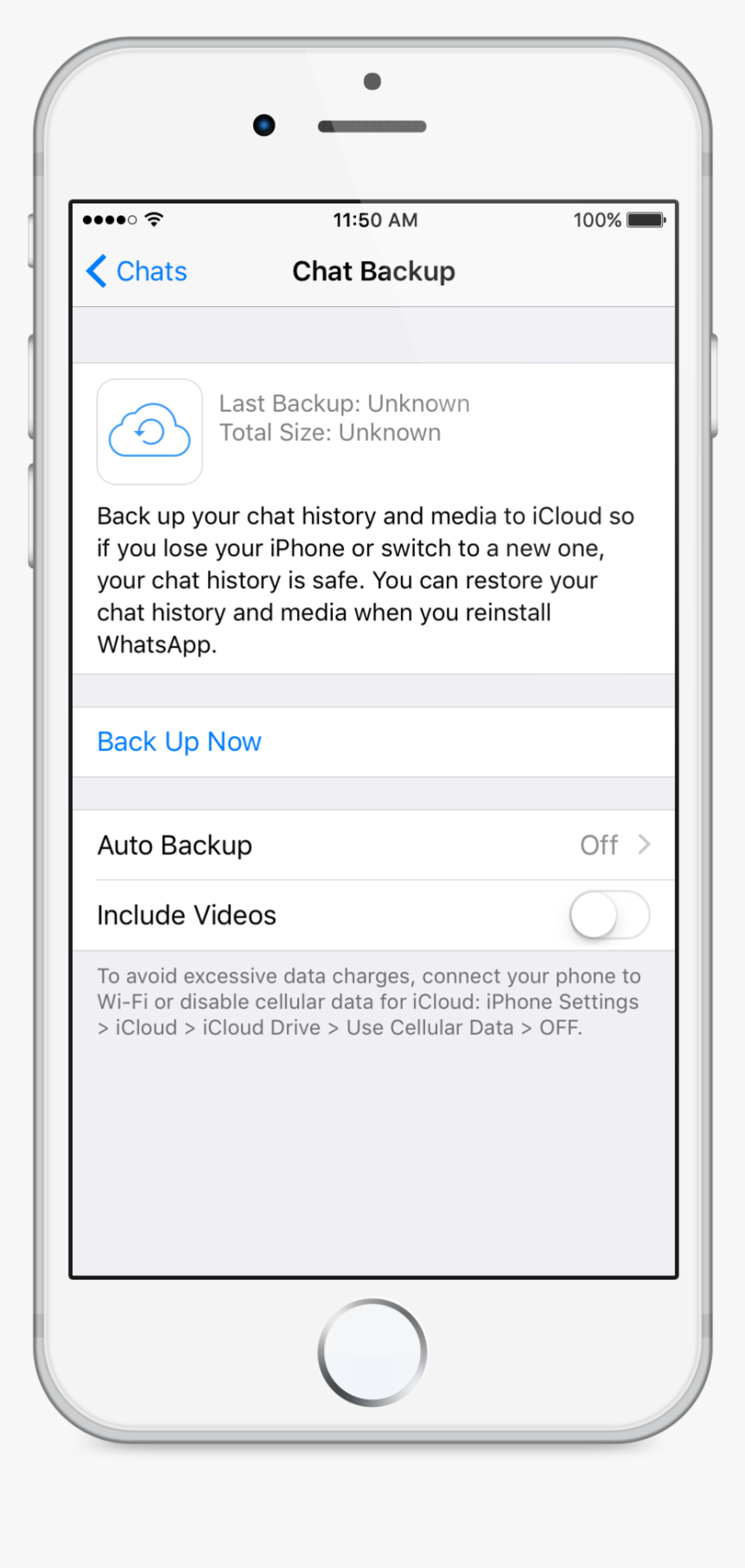 Whatsapp Iphone Backup, HD Png Download