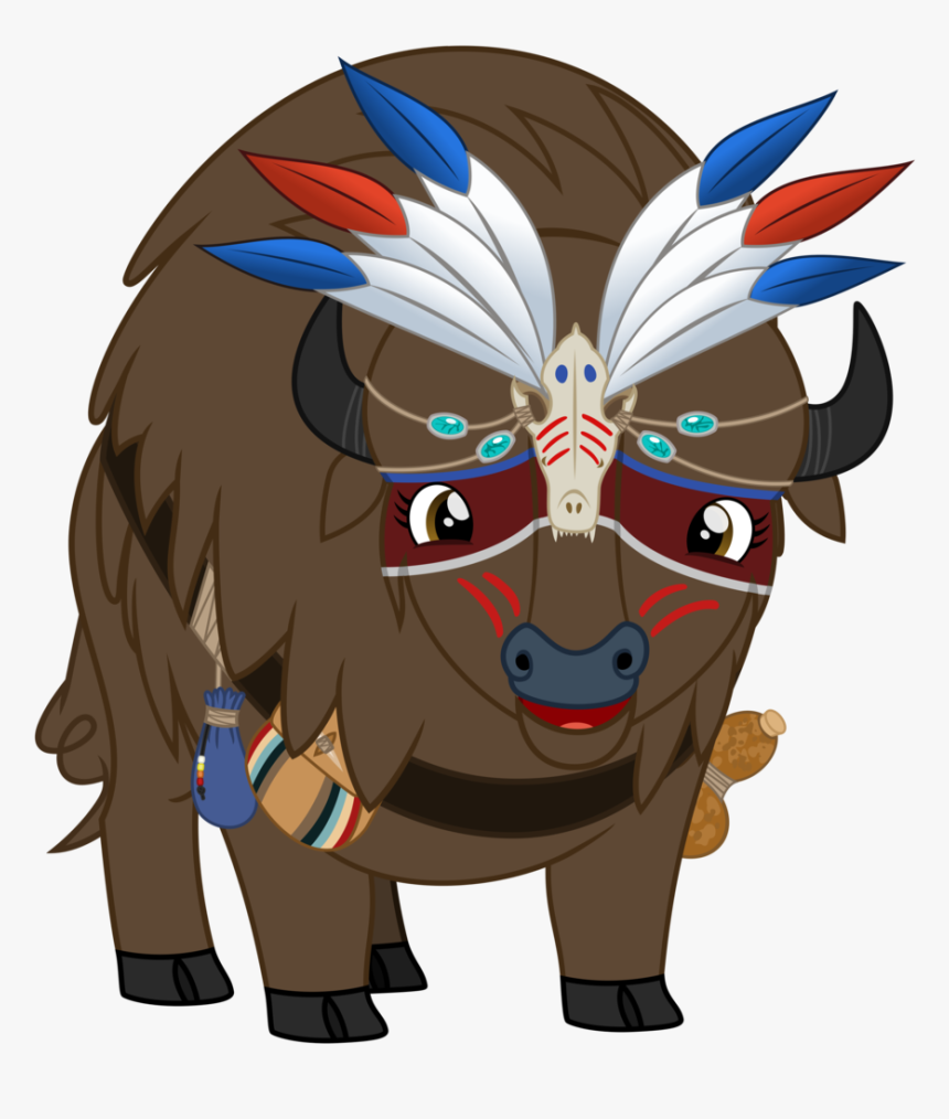 Buffalo Vector Old - Cartoon, HD Png Download