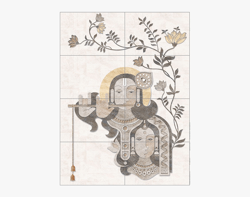 Radha Krishna, HD Png Download