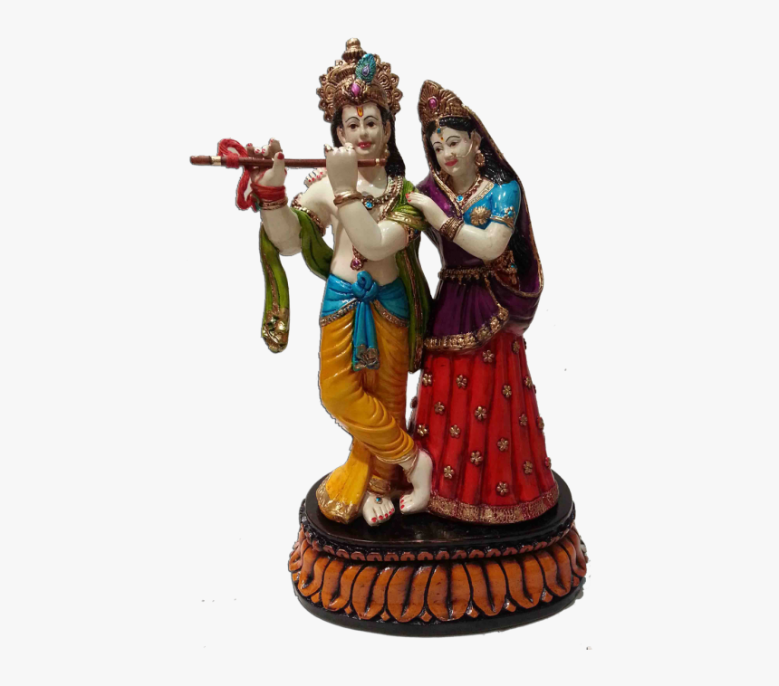 Radha Krishna Idols New Polyresin, HD Png Download