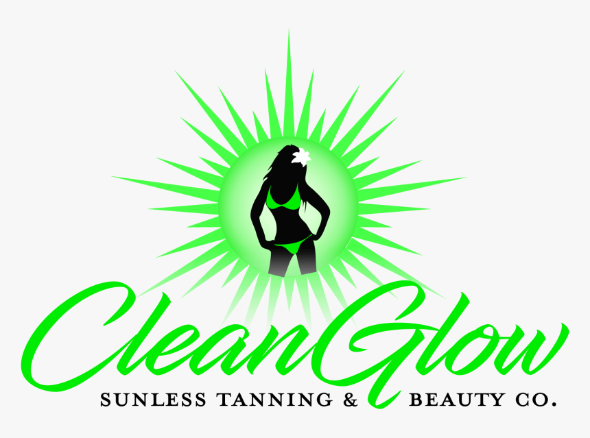 Clean Glow Logo Transparent Black Text - Graphic Design, HD Png Download