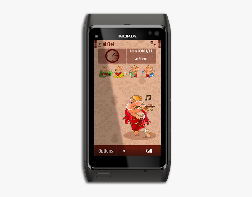 Bal Ganesha Theme - Nokia N8 Camera Vs, HD Png Download