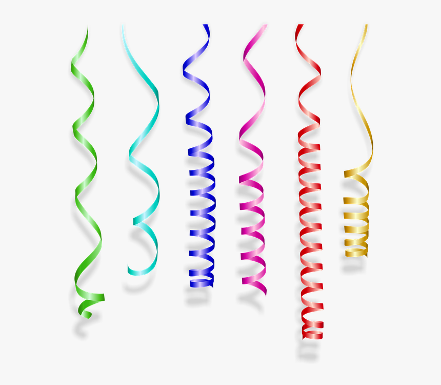 Streamers, The Adoption Of, Bal, New Year S Eve - Gold New Year Png, Transparent Png