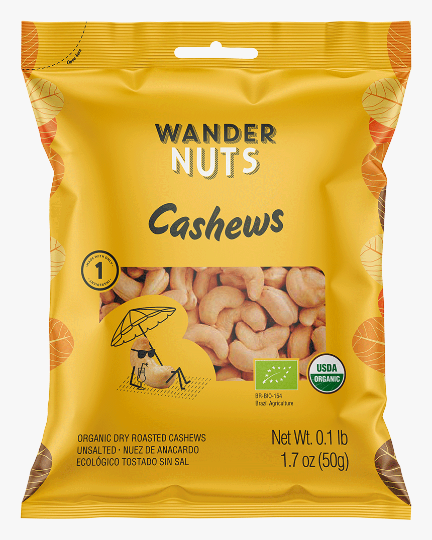 Cashew - Cashew Nuts Made In Brazil Transparent, HD Png Download