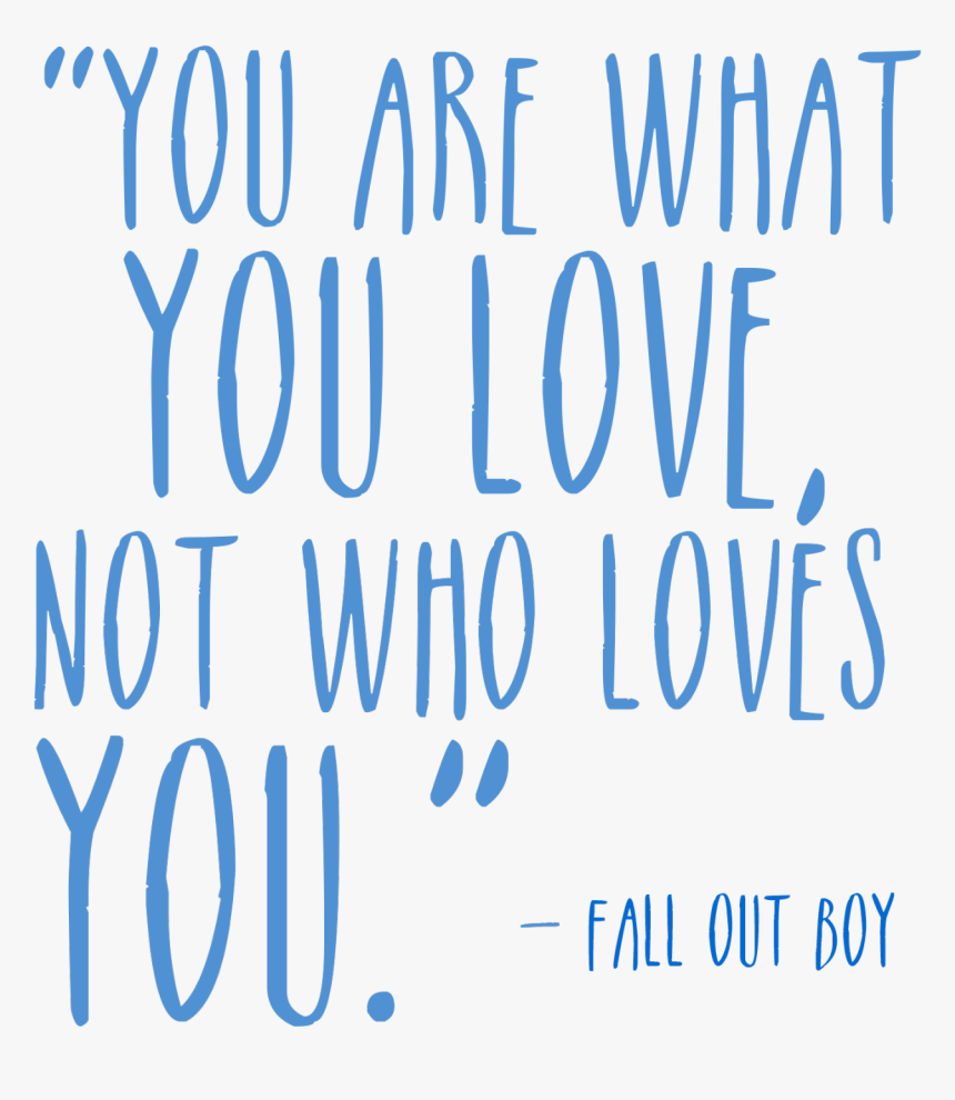 Transparent Fall Out Boy Lyrics, HD Png Download