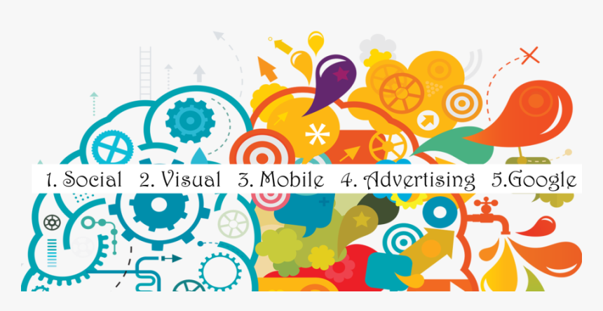 Social Media & Digital Marketing Trends For - Creativity Png, Transparent Png