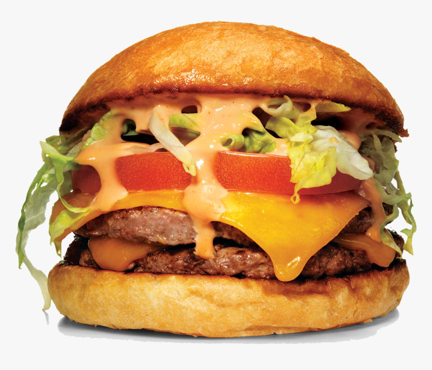 Hamburger In A Plate Transparent, HD Png Download