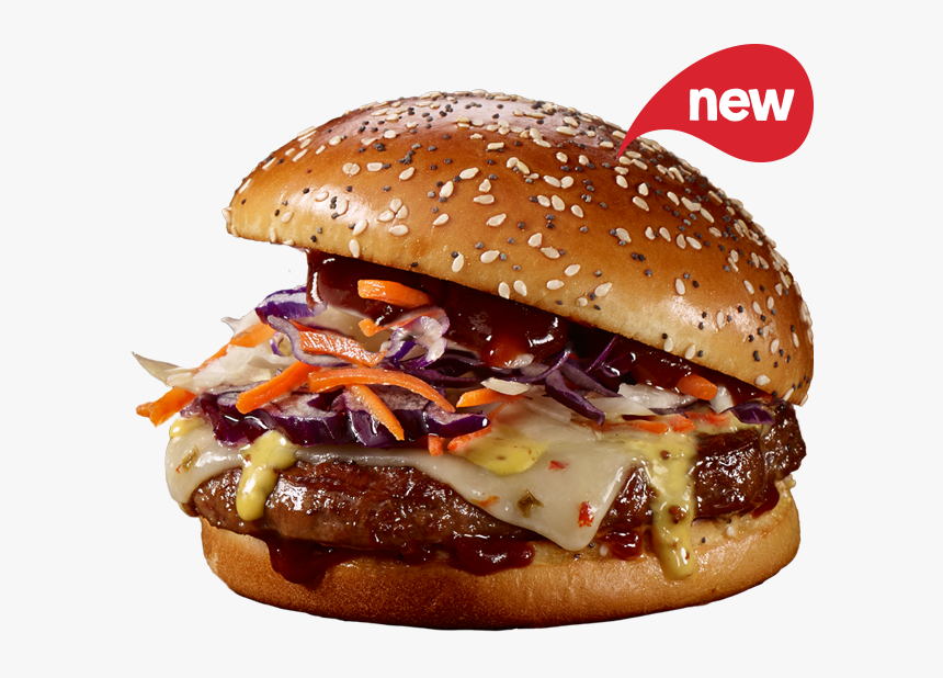 Bbq Burger Png - Hamburger, Transparent Png